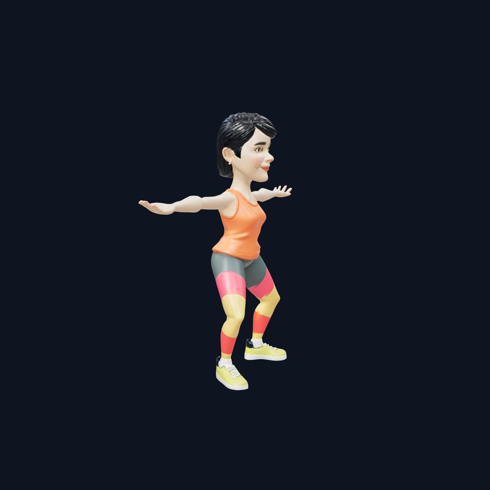 Dynamic Fitness Trainer model pack